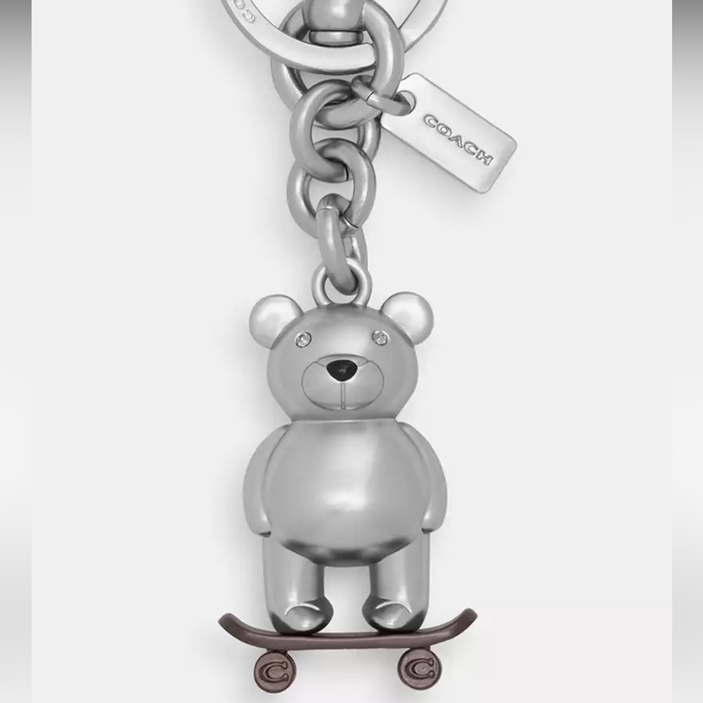 ✨LAST 1!✨ COACH | Limited Edition | Skateboarding Bear Bag Charm (Brand New!) 💘 - Picture 4 of 14